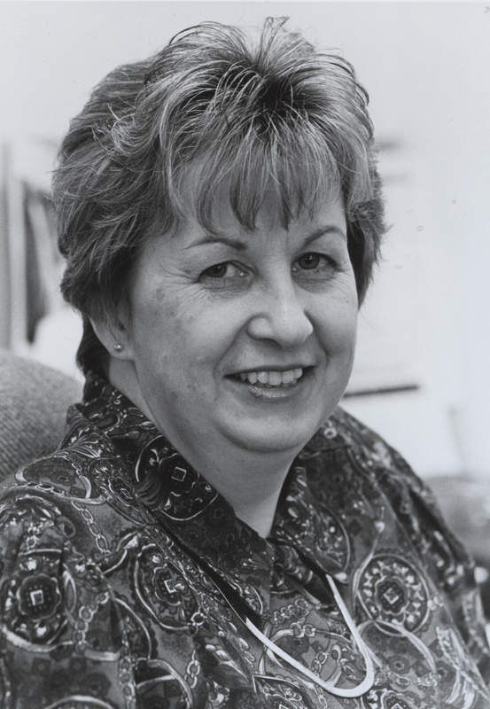 Vieira Patricia photographed in black and white.